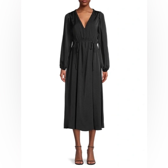 KOBI HALPERINBLACK MIDI DRESS